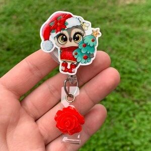 Cute Owl Badge Holder